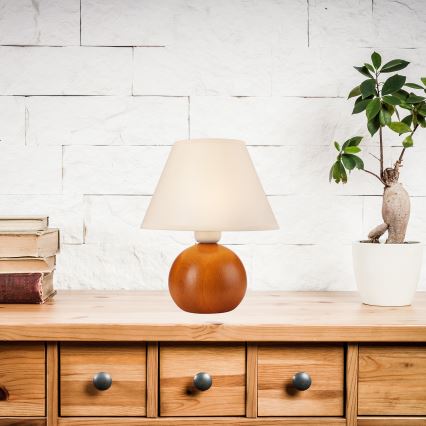 Stolná lampa JUTA 1xE27/60W/230V buk