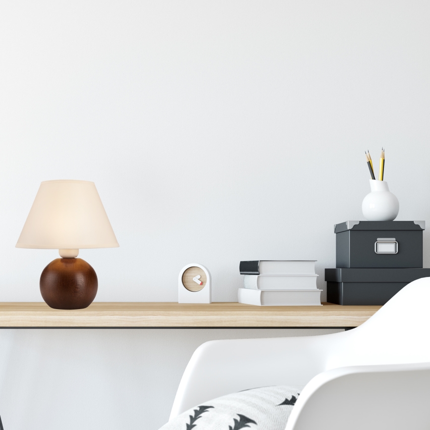 Stolná lampa JUTA 1xE27/60W/230V buk