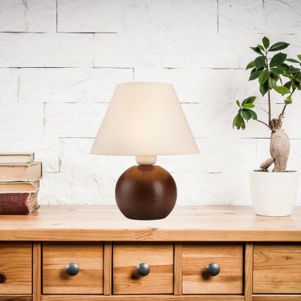 Stolná lampa JUTA 1xE27/60W/230V buk