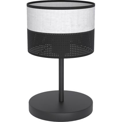 Stolná lampa KARBON 1xE27/15W/230V čierna/šedá