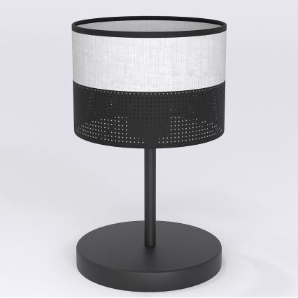 Stolná lampa KARBON 1xE27/15W/230V čierna/šedá