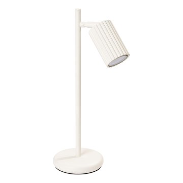 Stolná lampa KARBON 1xGU10/10W/230V krémová
