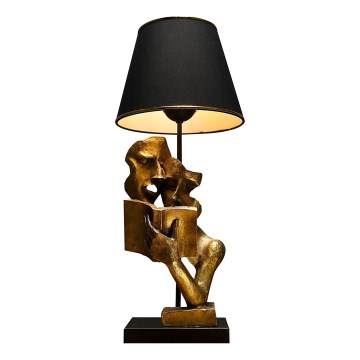 Stolná lampa LECTURE 1xE27/40W/230V čierna/zlatá