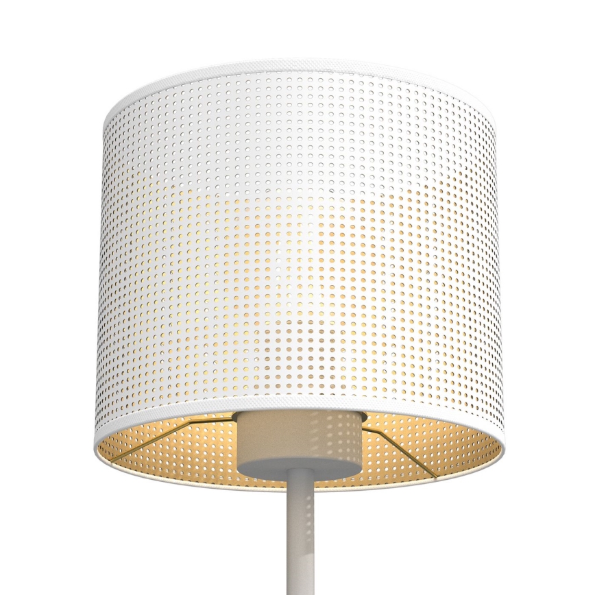Stolná lampa LOFT SHADE 1xE27/60W/230V pr. 18 cm biela/zlatá