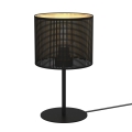Stolná lampa LOFT SHADE 1xE27/60W/230V pr. 18 cm čierna/zlatá