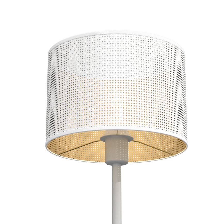Stolná lampa LOFT SHADE 1xE27/60W/230V pr. 25 cm biela/zlatá