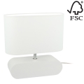 Stolná lampa MARINNA 1xE27/25W/230V buk – FSC certifikované