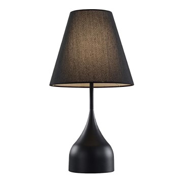 Stolná lampa MATINA 1xE27/40W/230V čierna
