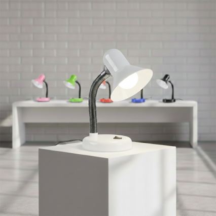 Stolná lampa MENTOR 1xE27/15W/230V biela