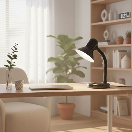 Stolná lampa MENTOR 1xE27/15W/230V čierna