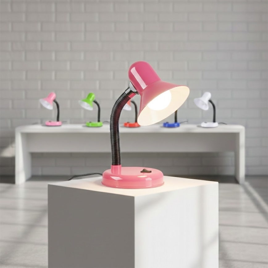 Stolná lampa MENTOR 1xE27/15W/230V ružová