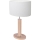 Stolná lampa MERCEDES 1xE27/40W/230V 46 cm biela/dub