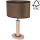 Stolná lampa MERCEDES 1xE27/40W/230V 46 cm hnedá/dub – FSC certifikované