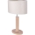 Stolná lampa MERCEDES 1xE27/40W/230V 46 cm krémová/dub