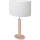 Stolná lampa MERCEDES 1xE27/40W/230V 60 cm biela/dub