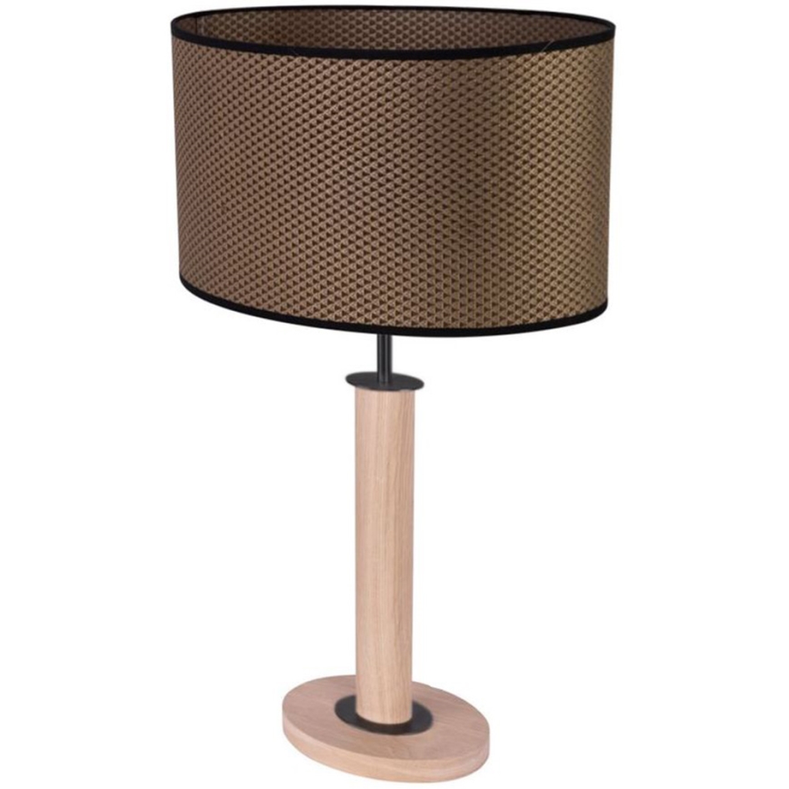 Stolná lampa MERCEDES 1xE27/40W/230V 60 cm hnedá/dub