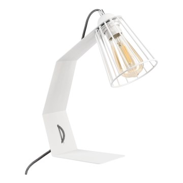 Stolná lampa NANDO 1xE27/15W/230V biela