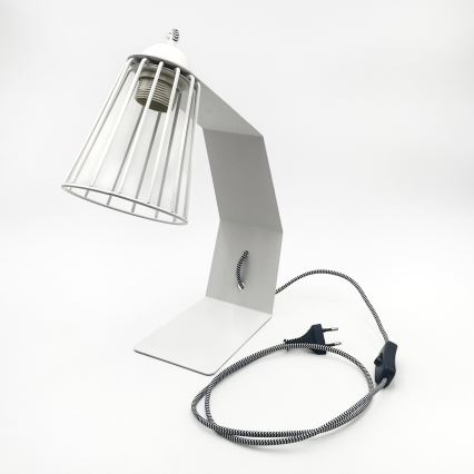 Stolná lampa NANDO 1xE27/15W/230V biela