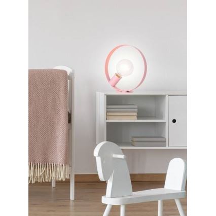 Stolná lampa NEXO 1xE27/40W/230V ružová