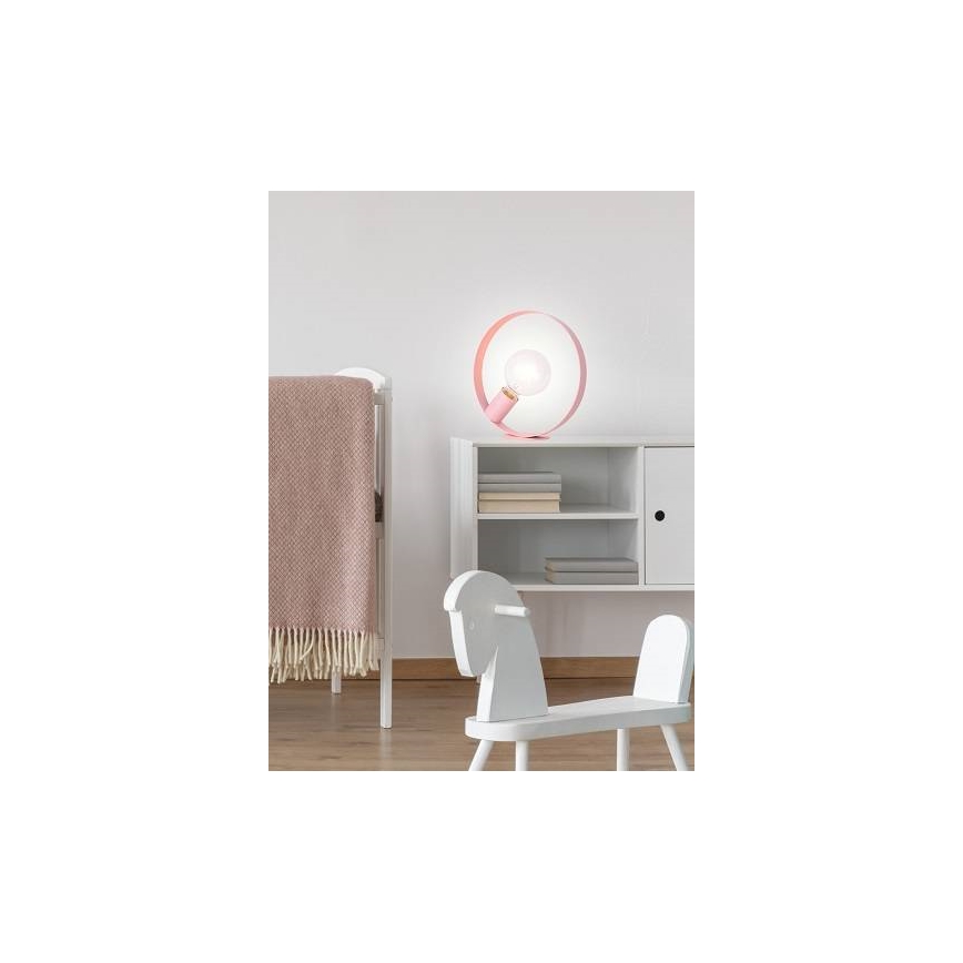 Stolná lampa NEXO 1xE27/40W/230V ružová