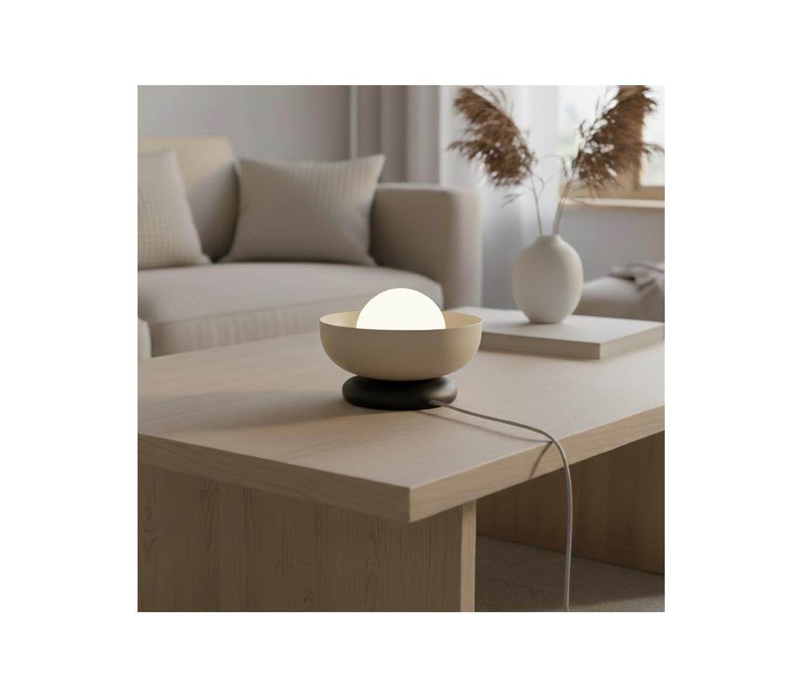 EMIBIG Stolná lampa OZZY 1xG9/8W/230V béžová 1517/LN1