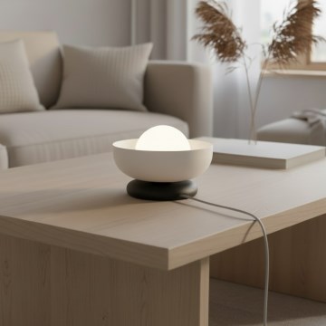 Stolná lampa OZZY 1xG9/8W/230V biela