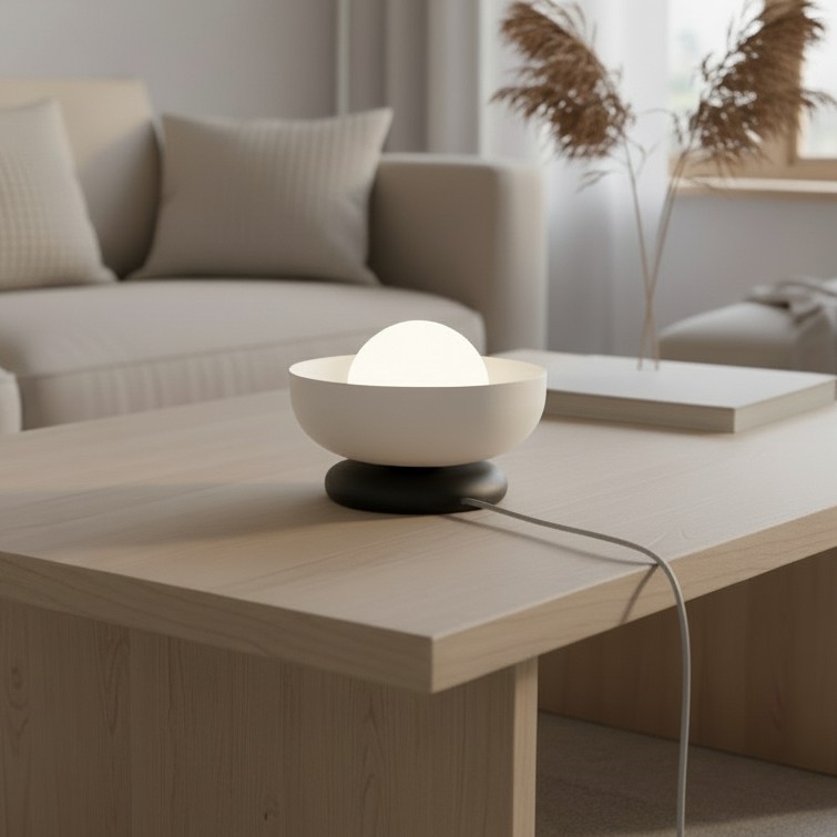 Stolná lampa OZZY 1xG9/8W/230V sivá