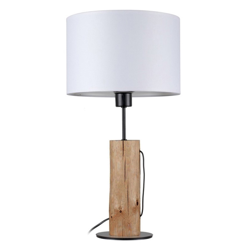 Stolná lampa PINO 1xE27/40W/230V borovica
