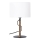 Stolná lampa PINUS 1xE27/40W/230V biela/drevo