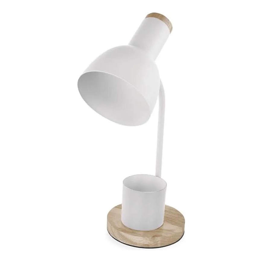 Stolná lampa POPPY 1xE27/25W/230V biela