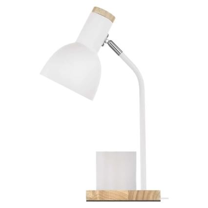 Stolná lampa POPPY 1xE27/25W/230V biela