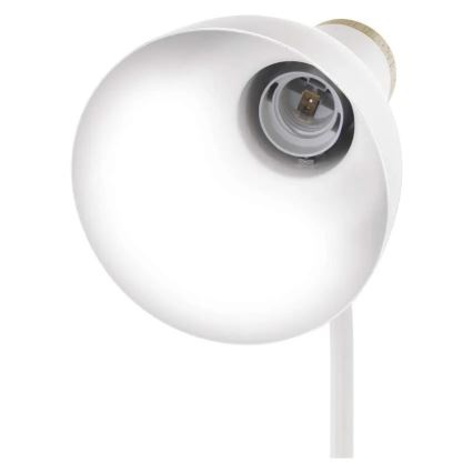 Stolná lampa POPPY 1xE27/25W/230V biela