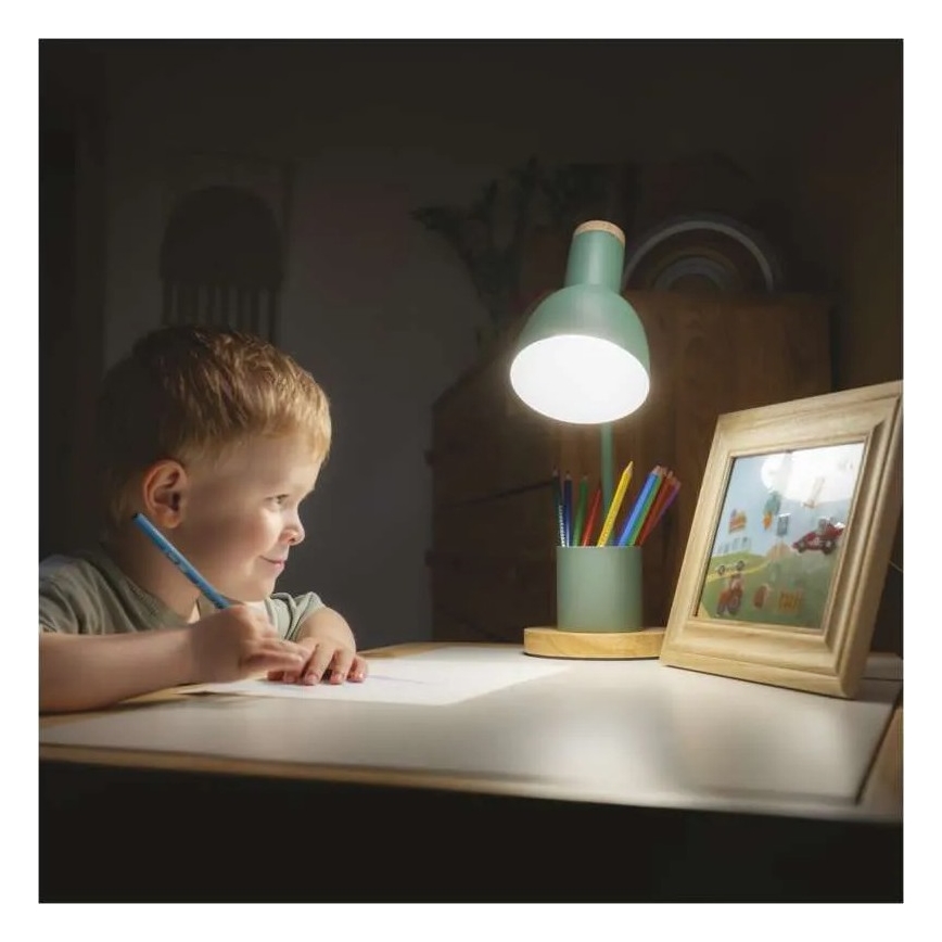 Stolná lampa POPPY 1xE27/25W/230V zelená