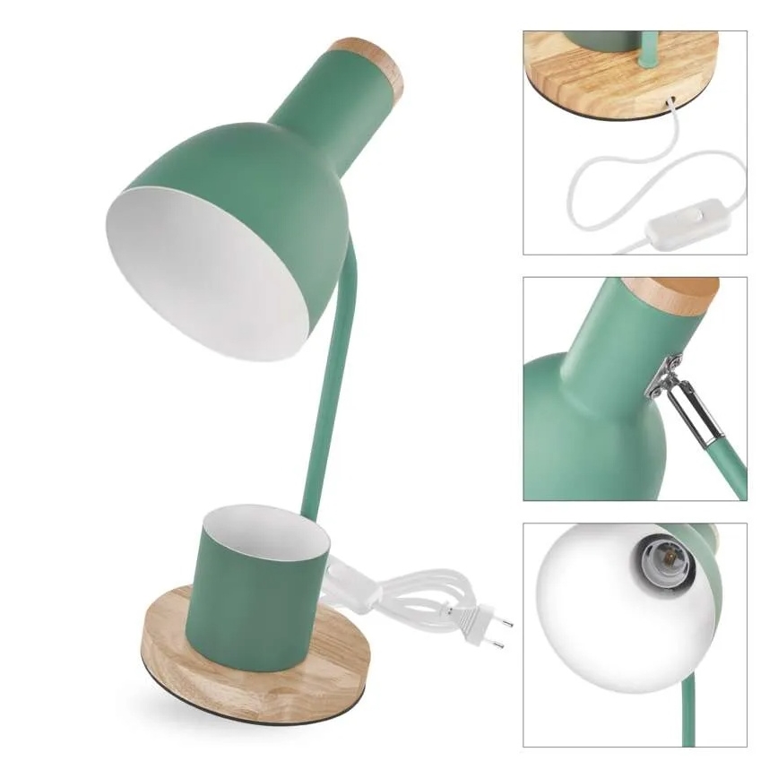 Stolná lampa POPPY 1xE27/25W/230V zelená