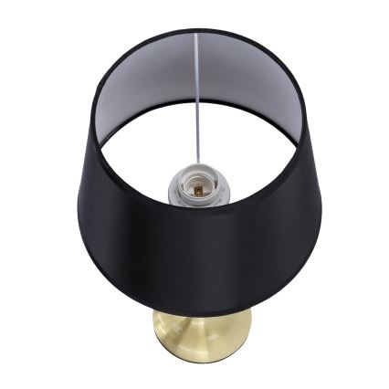 Stolná lampa PRIMA GOLD 1xE27/60W/230V čierna/zlatá