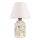 Stolná lampa RAMZES 1xE27/40W/230V biela/béžová