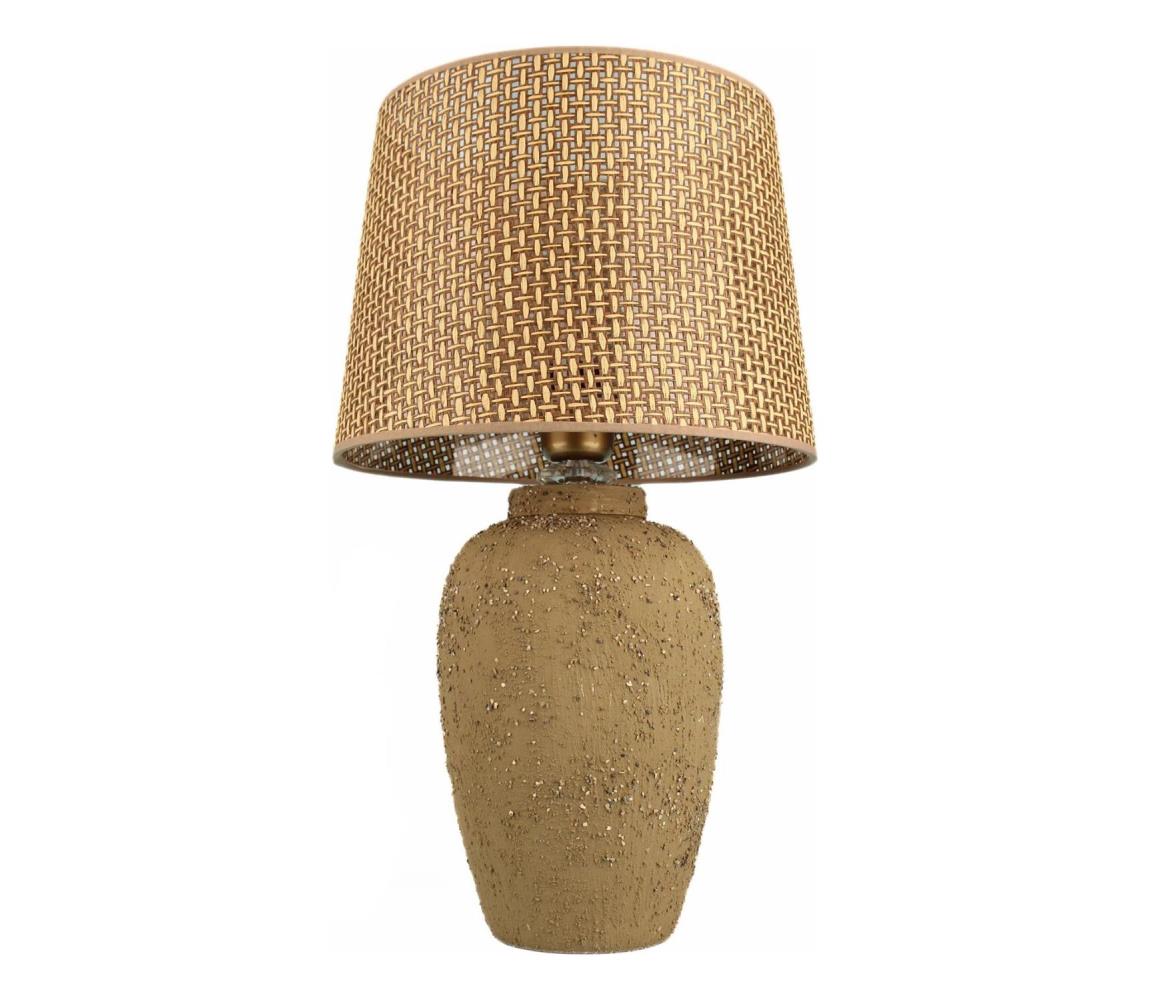 Stolná lampa RAMZES 1xE27/40W/230V hnedá 687HMY2408