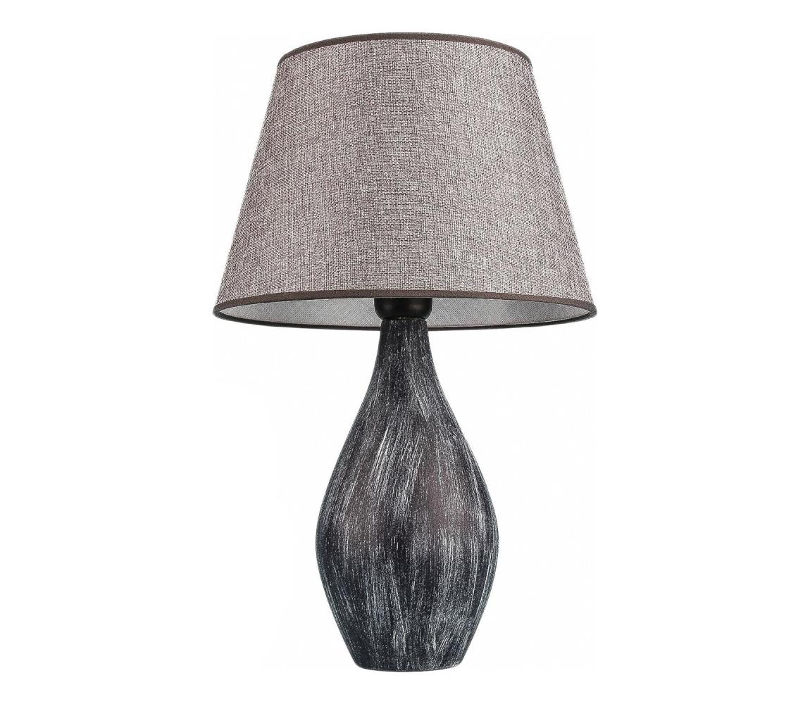 Stolná lampa RAMZES 1xE27/40W/230V šedá 687HMY2399