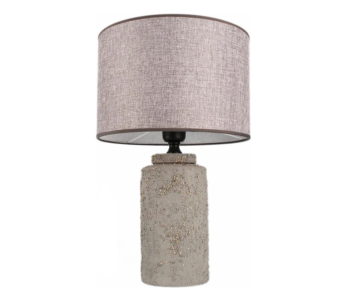 Stolná lampa RAMZES 1xE27/40W/230V šedá 687HMY2409
