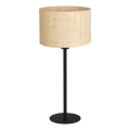 Stolná lampa RATTAN 1xE27/60W/230V pr. 25 cm ratan