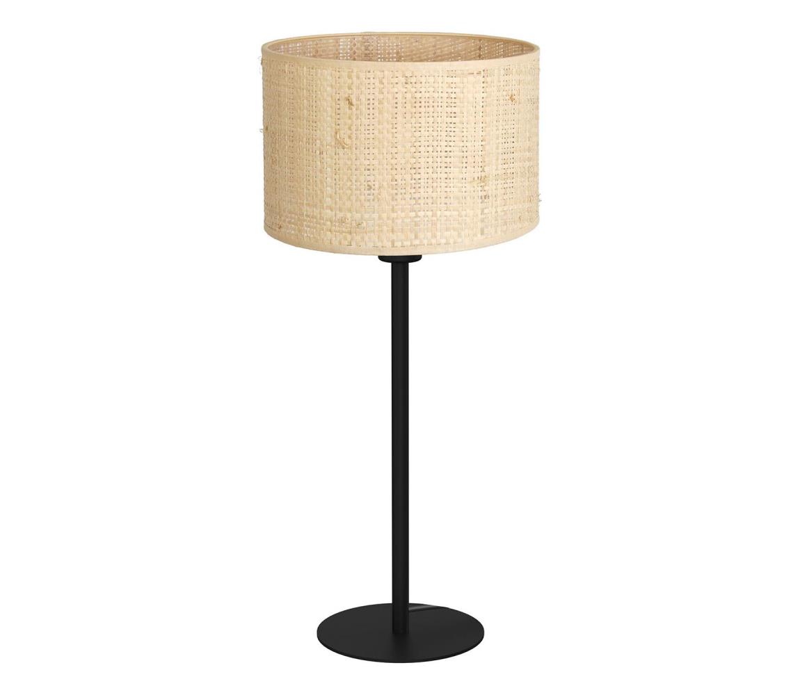 Stolná lampa RATTAN 1xE27/60W/230V pr. 25 cm ratan
