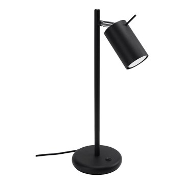 Stolná lampa RING 1xGU10/10W/230V čierna