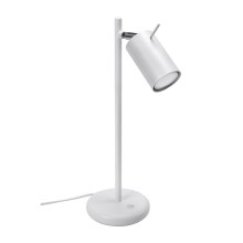 Stolná lampa RING 1xGU10/40W/230V biela