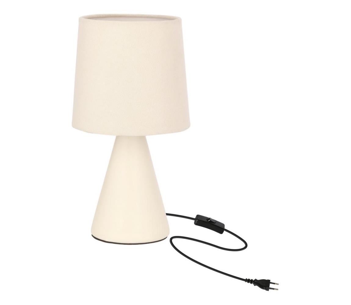 Stolná lampa SATTI 1xE14/40W/230V krémová 41-34557