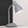 Stolná lampa SCHOOL 1xE27/40W/230V sivá/matný chróm