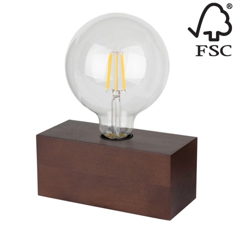 Stolná lampa THEO 1xE27/25W/230V buk – FSC certifikované