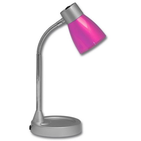 Stolná lampa TINA 1xE14/25W/230V ružová