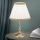Stolná lampa TONIA 1xE27/60W/230V pr. 25 cm biela/bronz