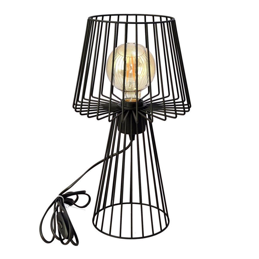 Stolná lampa TORRI 1xE27/15W/230V čierna