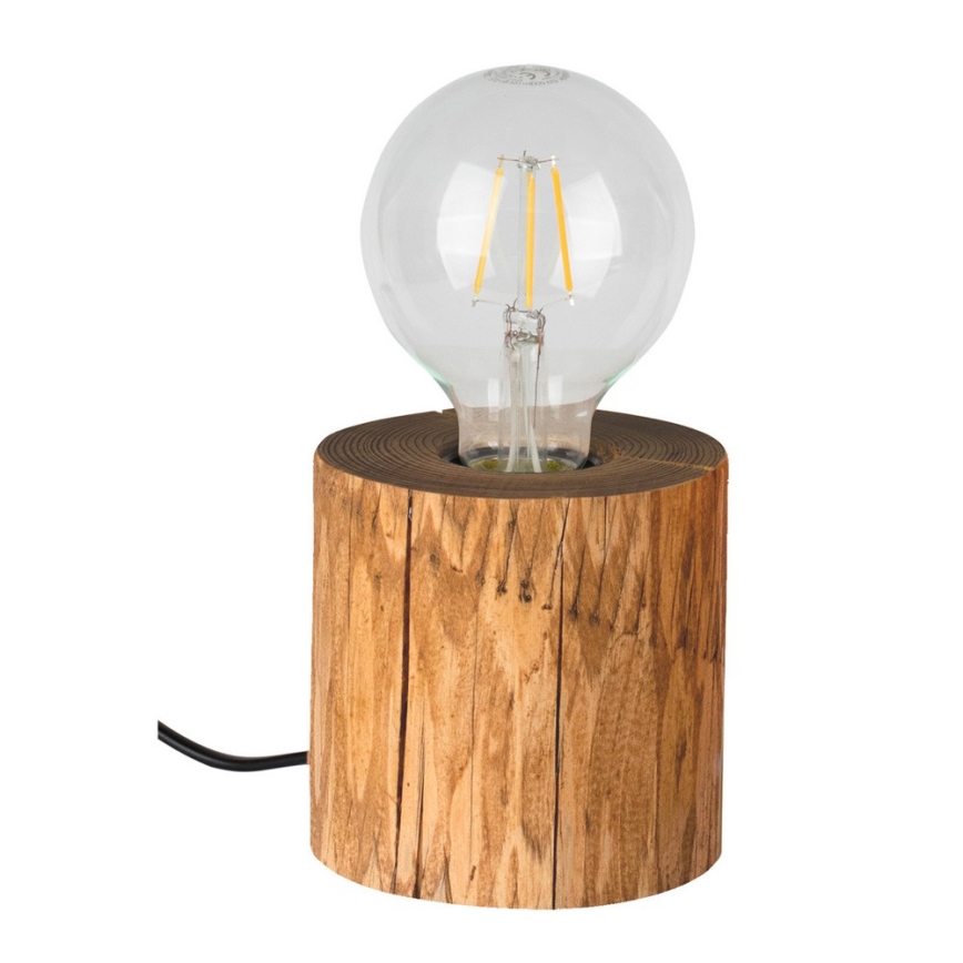Stolná lampa TRABO 1xE27/25W/230V borovica